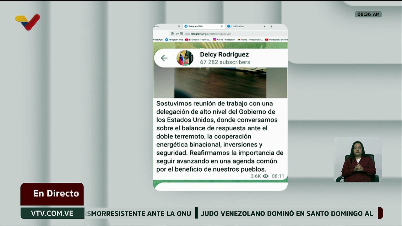 Autoridades se reunieron con delegación de EE. UU. para conversar sobre el balance doblete sísmico