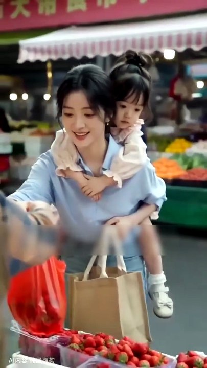 💞【AI】CEO was shocked when he found out that the 3yo girl next to me was his bio daughter! #cdrama