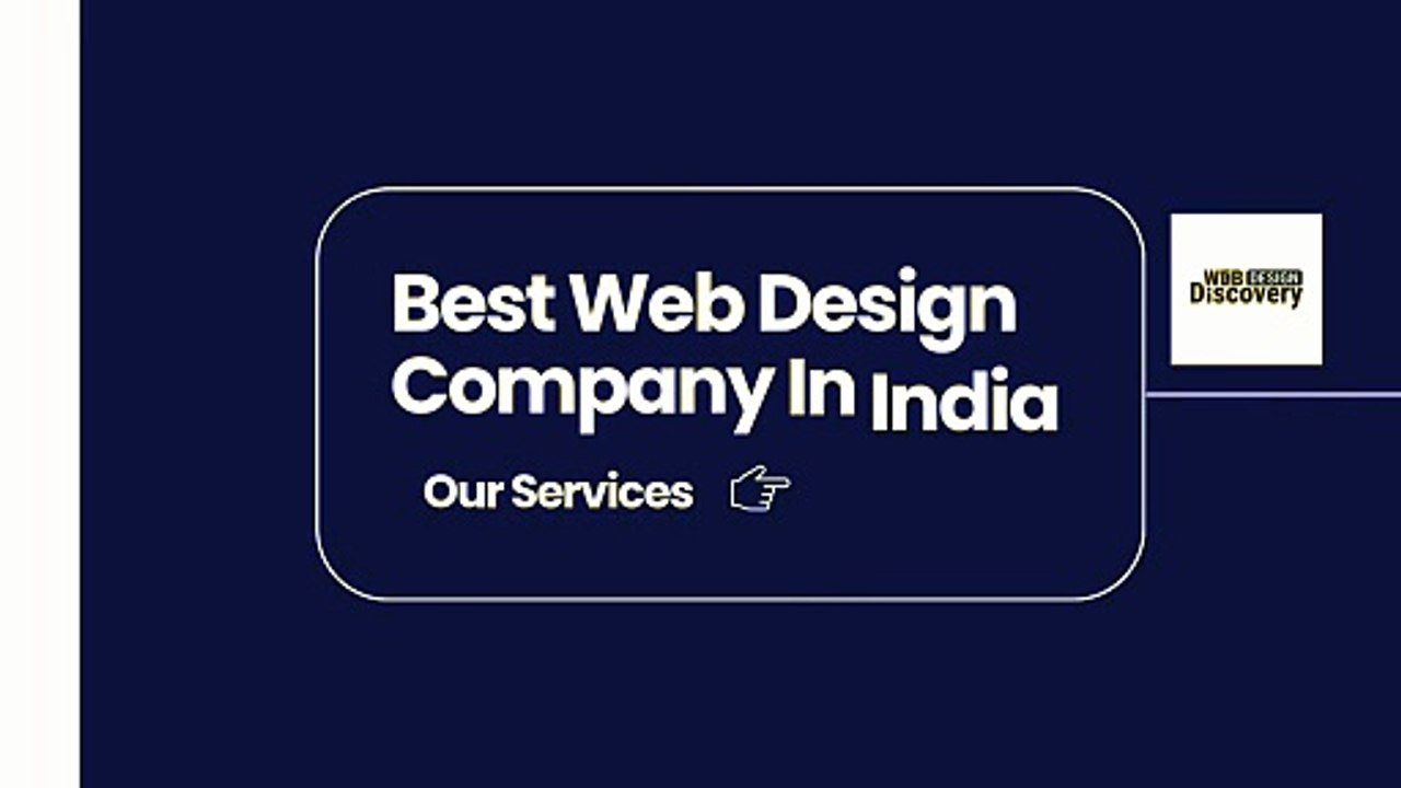 Best web design company in india | Webdesign Discovery