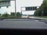 Porsche 997 GT3 à 317km/h sur autoroute !!