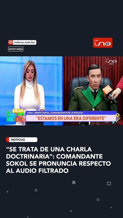 "Se trata de una charla doctrinaria": Comandante Sokol se pronuncia respecto al audio filtrado