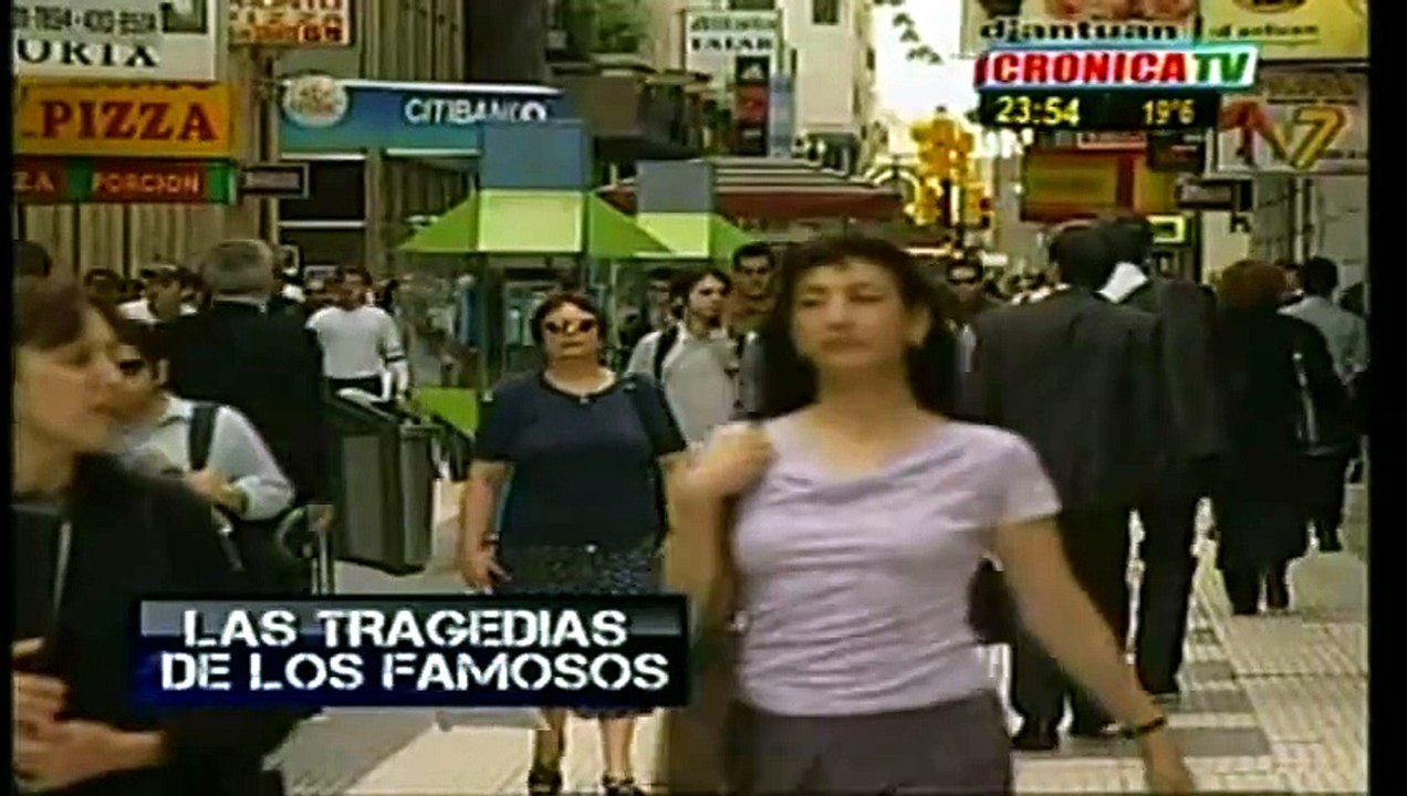 TRAGEDIA DE FAMOSOS -CRONICA TV - RENE FAVALORO (27 PARTE)