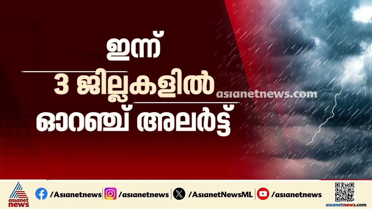 സംസ്ഥാനത്ത് മഴ കനക്കും; നാല് ദിവസം ശക്തമായ മഴ,...