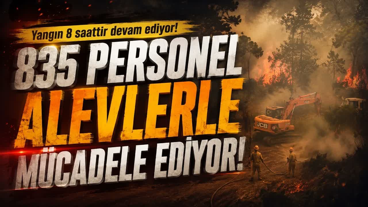 Muğla Seydikemer 8 Saattir Alevlerle Mücadele Ediyor! 121 Hane Tahliye Edildi
