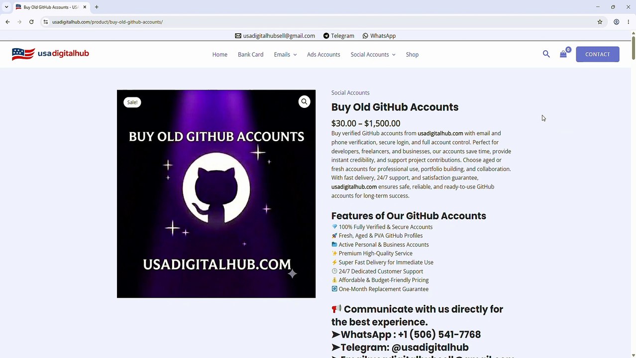 Top 10 Best Sites To Buying Old Github Accounts In This ...