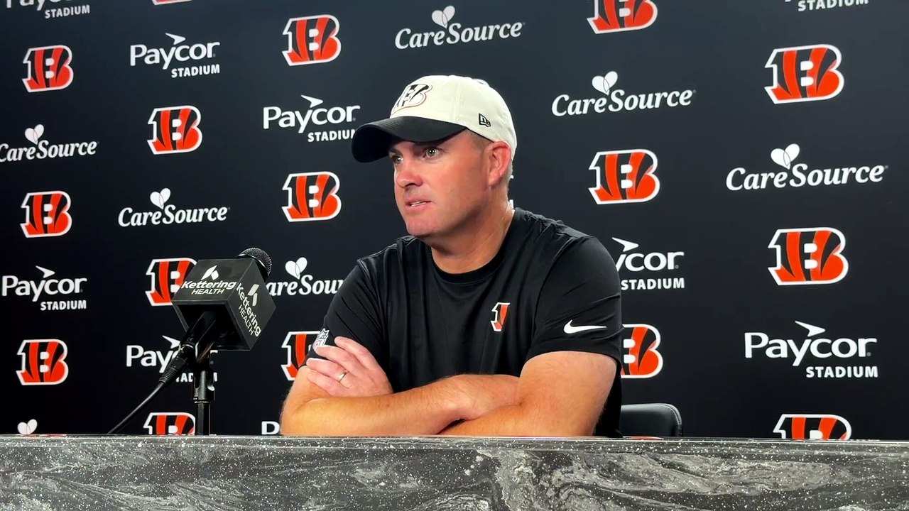 Zac Taylor on Joe Burrow, D-Line Plan and more at Bengals Training Camp