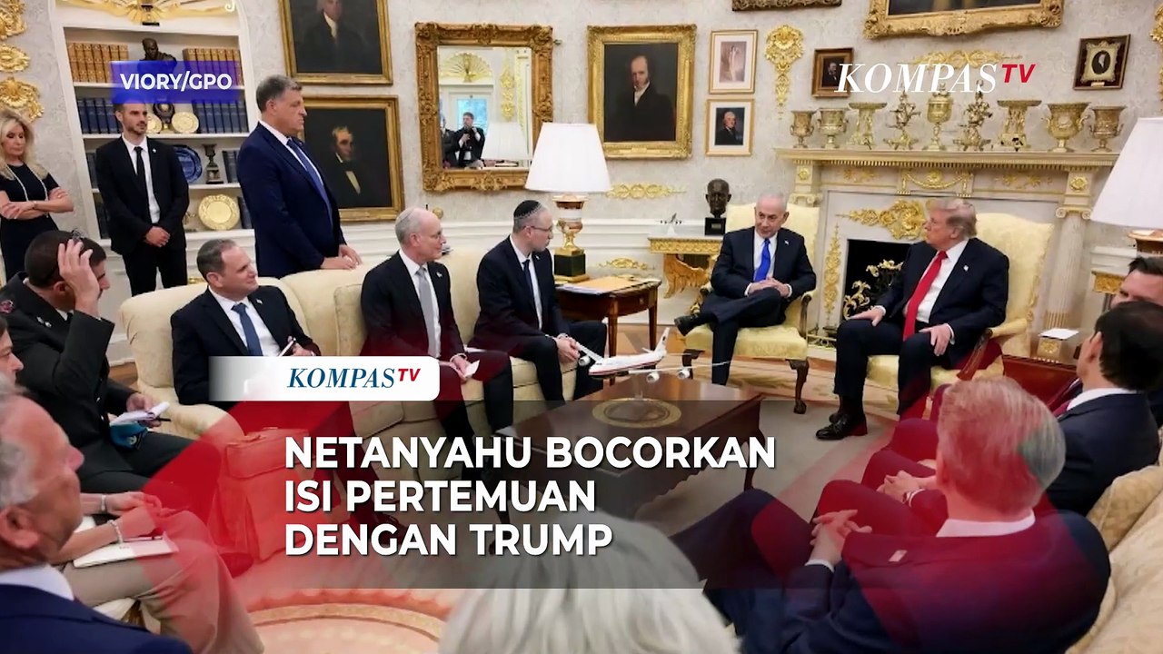 PM Israel Netanyahu Bocorkan Isi Pertemuan dengan Trump di Gedung Putih