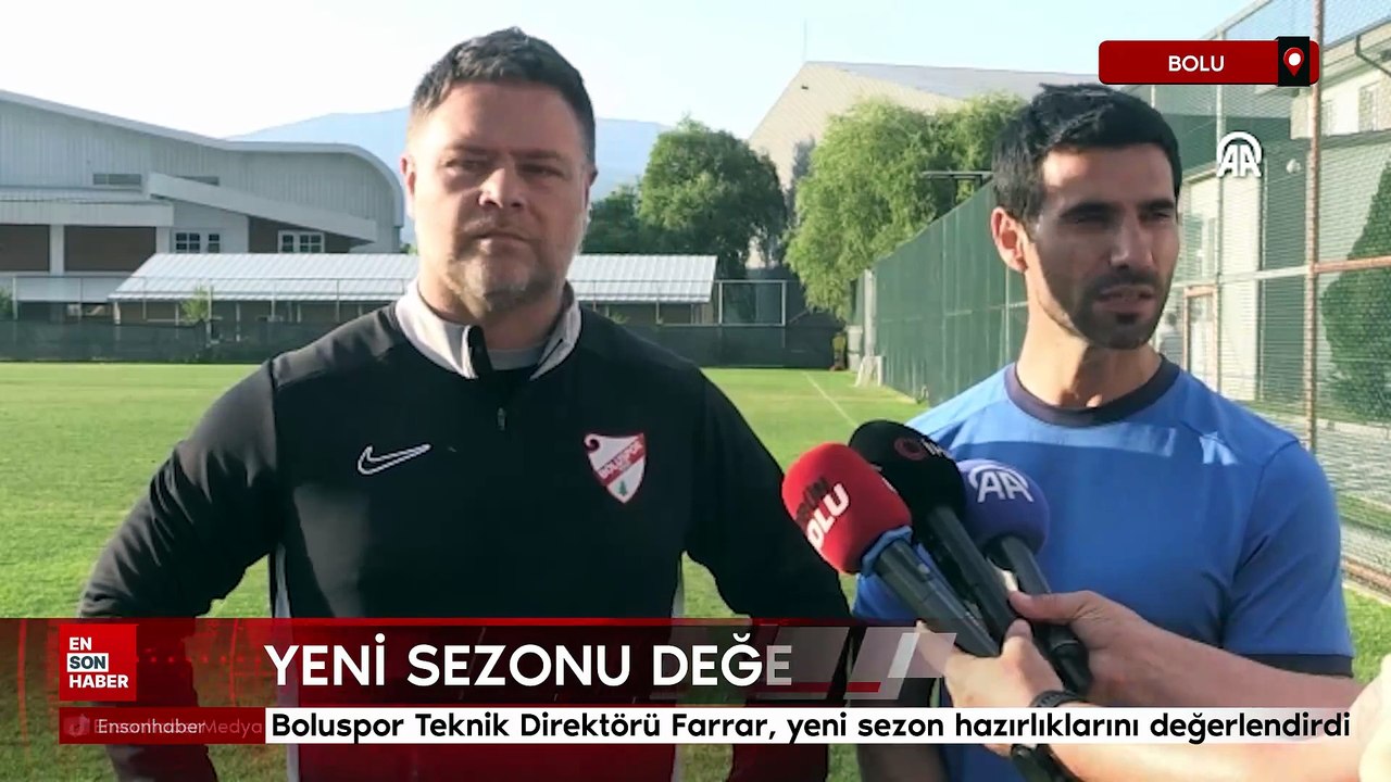 Boluspor Teknik Direktörü Farrar, yeni sezon hazırlıklarını değerlendirdi