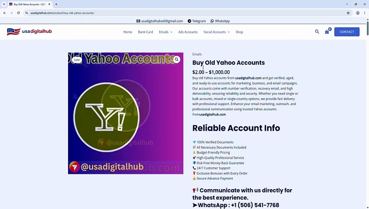 How to Buying Old Yahoo Accounts: A Complete Guide -2026
