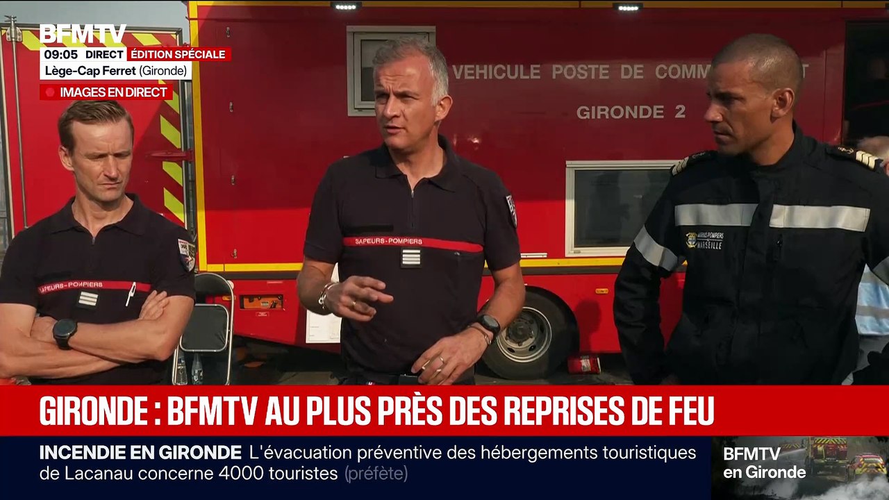 Incendie en Gironde: Les pompiers rappellent à l'ordre plusieurs journalistes qui n'ont pas "respecté les consignes"