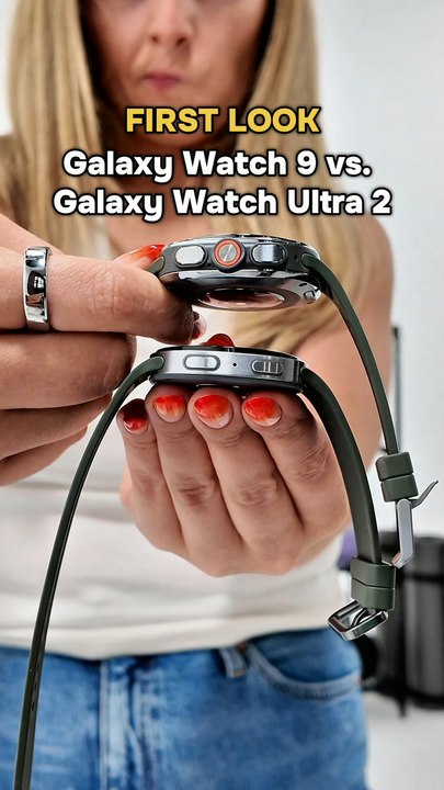 Side-by-Side: Galaxy Watch 9 and Galaxy Watch Ultra 2