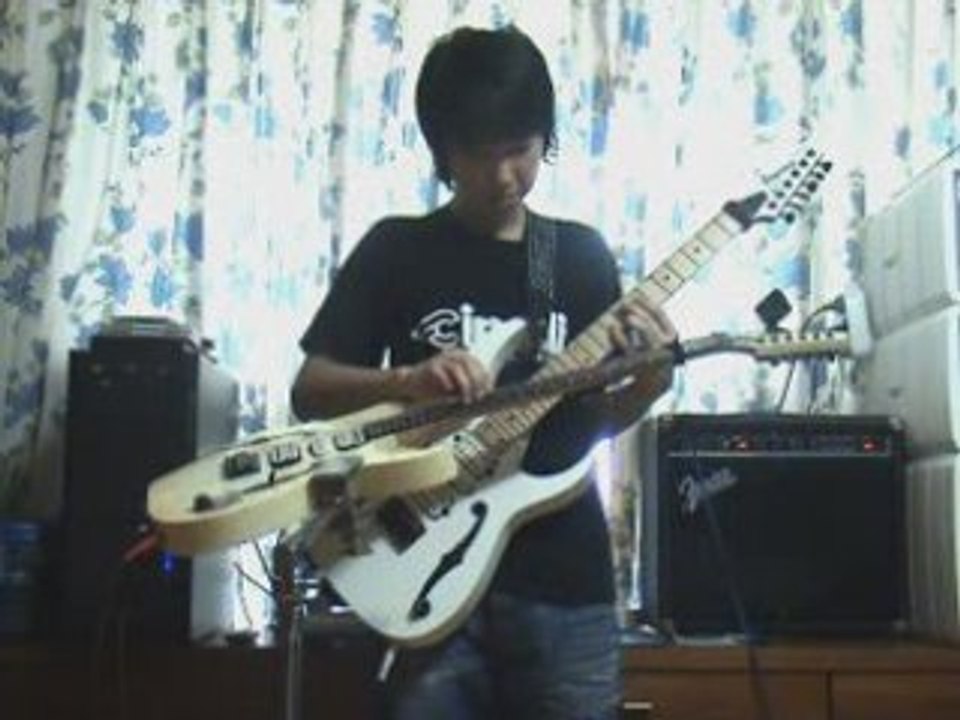 tetris theme avec 2 guitares!!