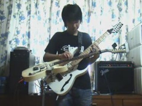 tetris theme avec 2 guitares!!