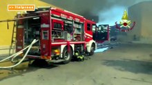 Incendio al centro commerciale Conca d'Oro a Palermo, si spengono ultimi focolai