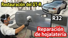 ¡Reparé la puerta de mi GT-R y quedó como nueva! Restauración de un Nissan R32 #34