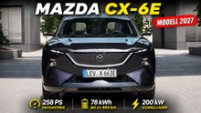 2027 Mazda CX-6e: 27-Zoll-Display, Heckantrieb und 484 km Reichweite