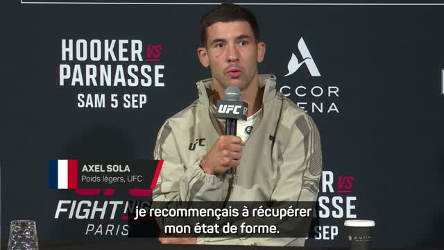 UFC Paris - Sola : "Je pense que je me suis mal exprimé"