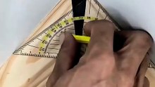 Cắt thanh phào chỉ/nẹp gỗ ở vị trí góc nhọn lệch