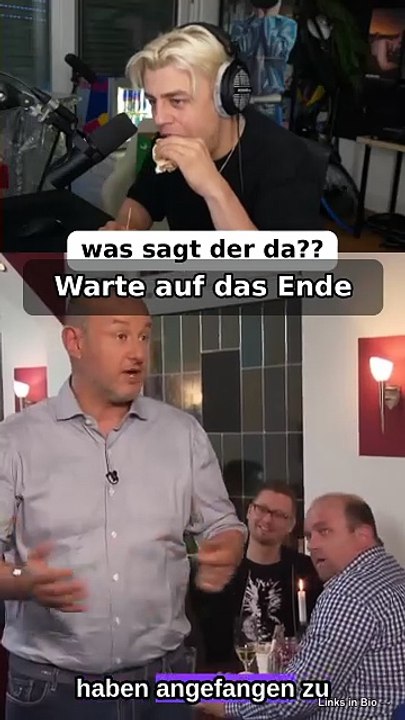Was sagt der da??