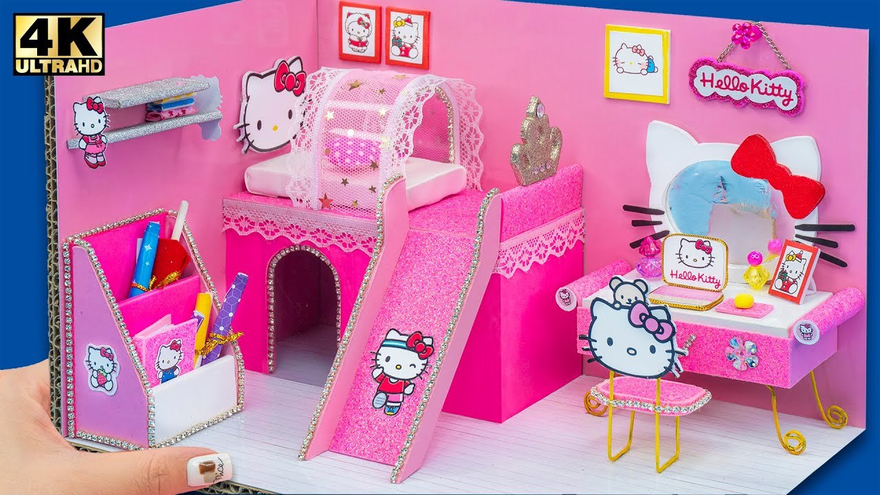 HOW TO MAKE ❤️ DIY MINIATURE HOUSE ❤️ Make Hell...
