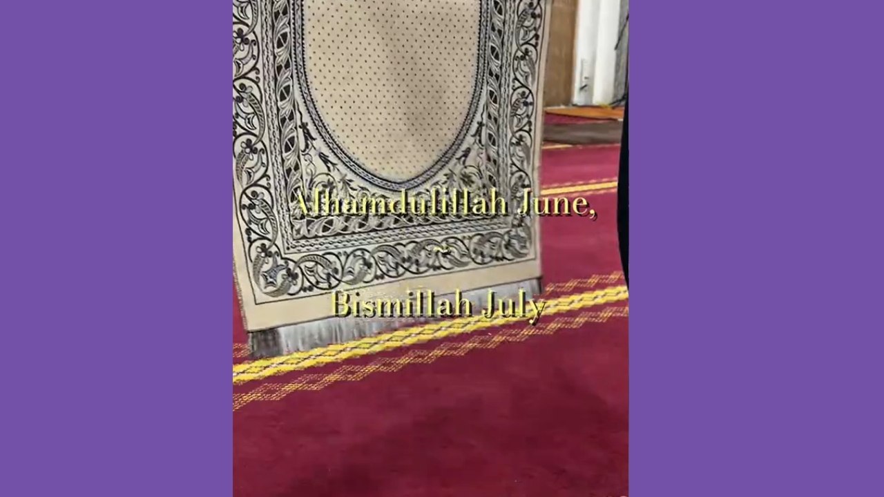 Alhamdulillah Untuk Jun, Bismillah Melangkah Ke Bulan Julai