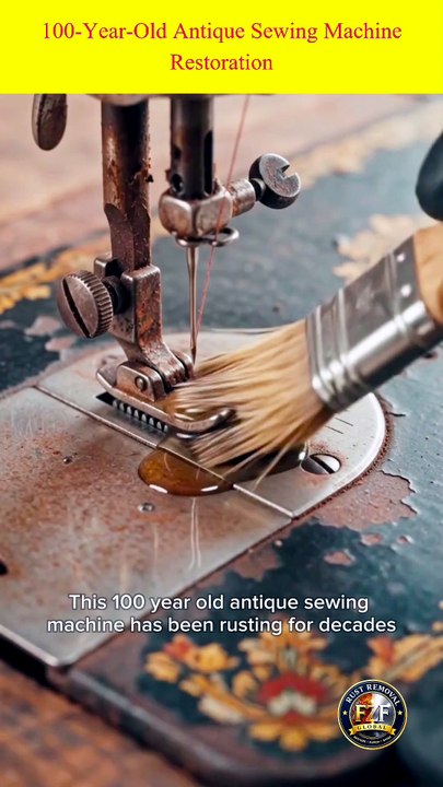 100-Year-Old Antique Sewing Machine Restoration