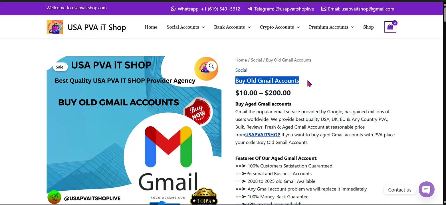 Top 10 Reliable Websites for Buying Gmail Accounts