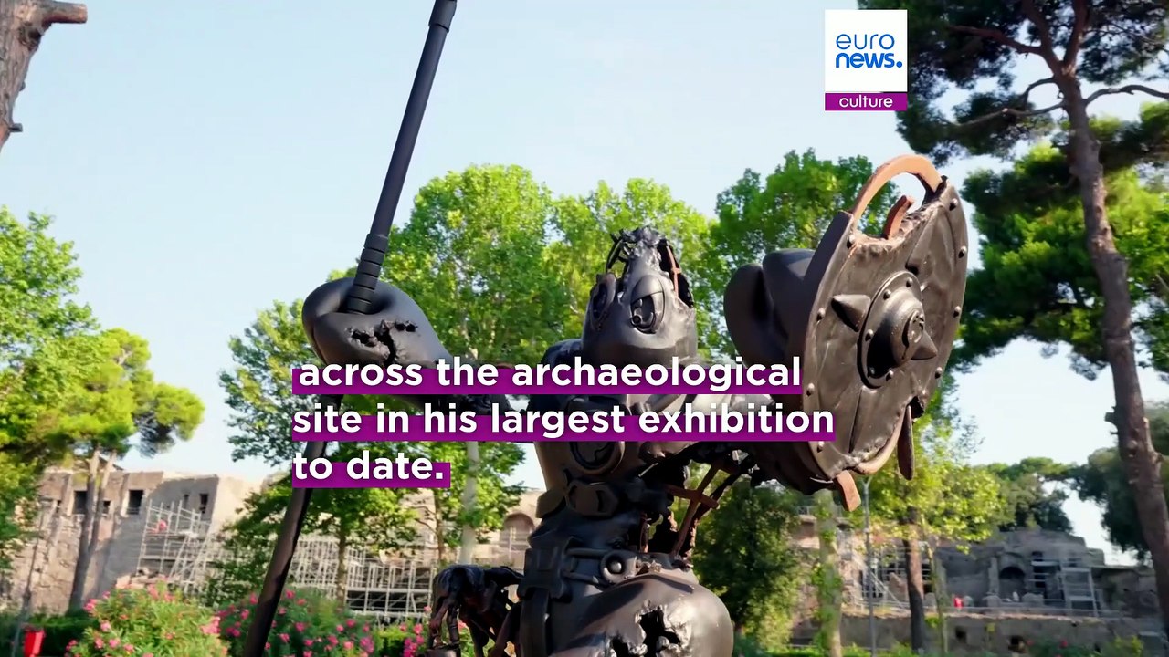 What are giant lobsters doing in Pompeii? Ancient ruins meet pop art in Philip Colbert's biggest installation
