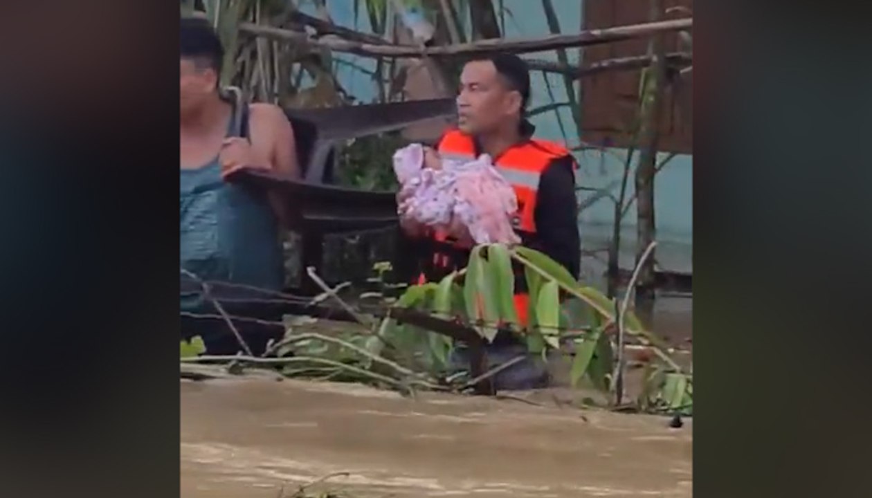 Assam Floods: Sleeping Infant Carried To Safety, Rescue Teams Win Hearts