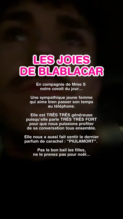 LESS JOIES DE BLABLACAR🚗