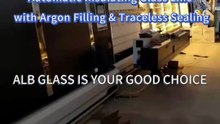 Automatic Double Glass Line with Argon Filling &Traceless Sealing #dgu #doubleglazing #sealingrobot