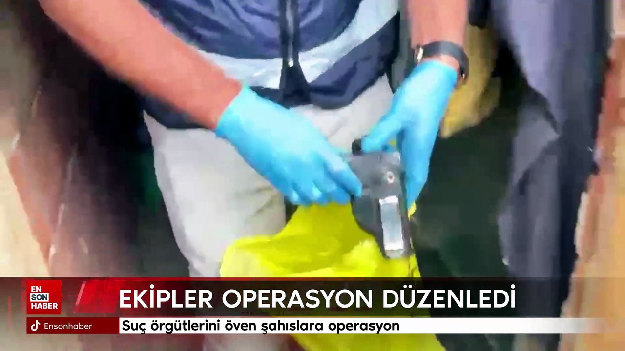 Suç örgütlerini öven şahıslara operasyon