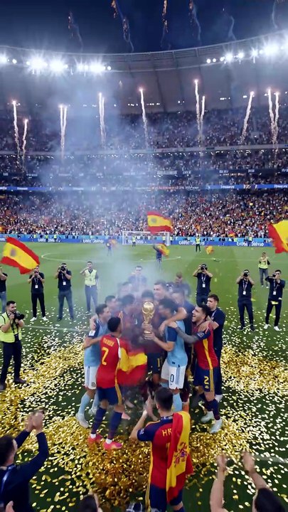 🏆 Spain's INSANE World Cup Celebration! 🇪🇸🔥 | AI Cinematic Football Animation