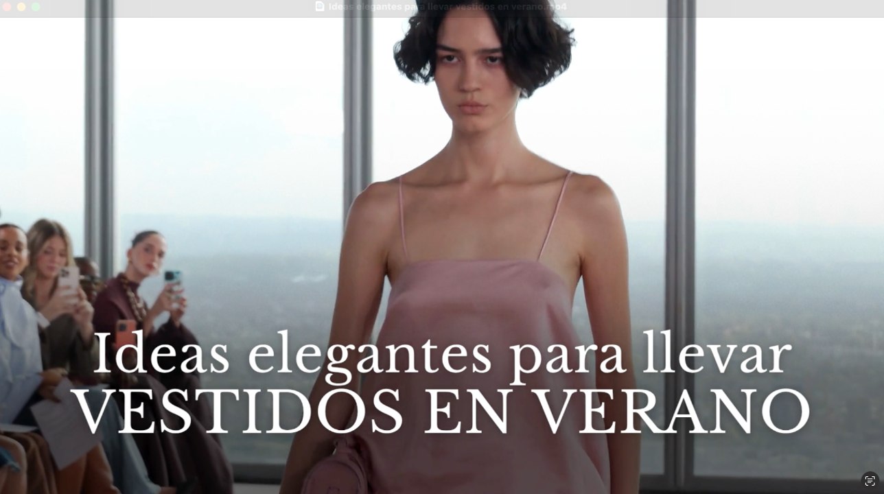 Ideas elegantes para llevar vestidos en verano