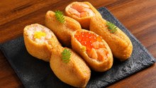 Homemade Inari Sushi With Modern Toppings 🍣