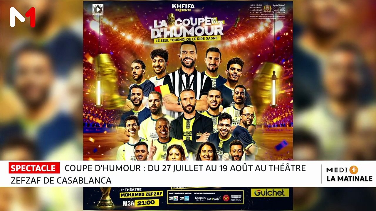 Spectacle : A Casablanca, l´humour se joue comme une coupe du monde