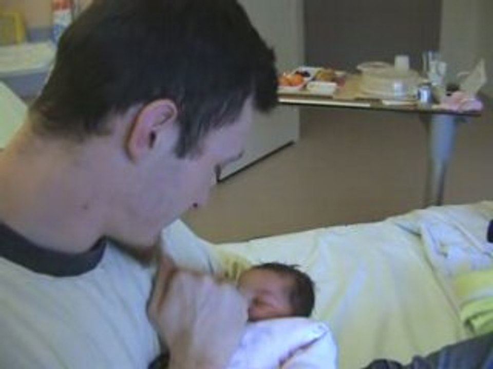 papa et sa puce