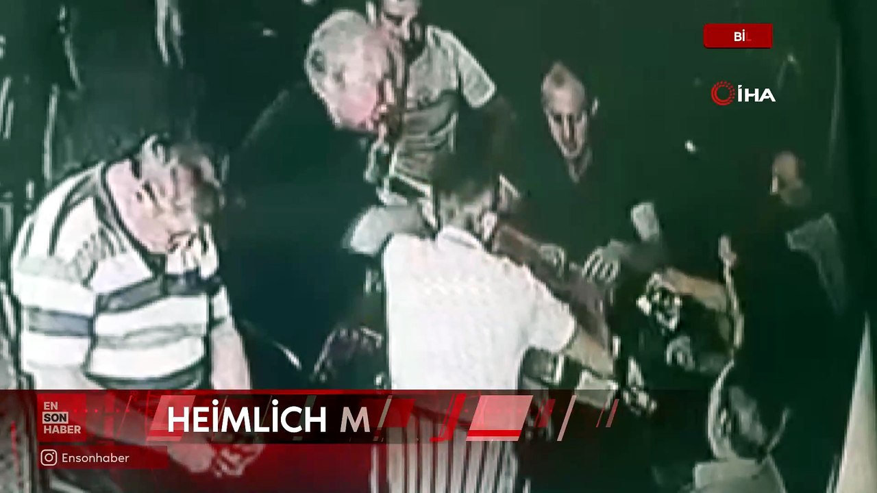Bilecik'te okey masasında Heimlich manevrasıyla kurtarıldı oyuna devam etti