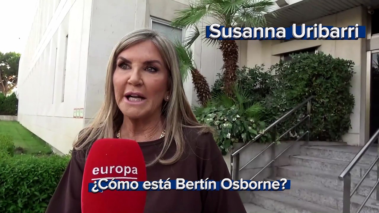 Susana Uribarri habla abiertamente de los problemas de salud de Bertín Osborne: "Como él ha recaído es díficil"