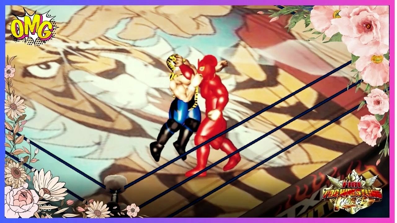 Tiger Mask vs red Death Mask | Fire Pro Wrestling World