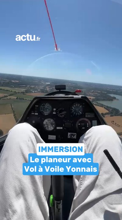 Le planeur avec Vol à Voile Yonnais