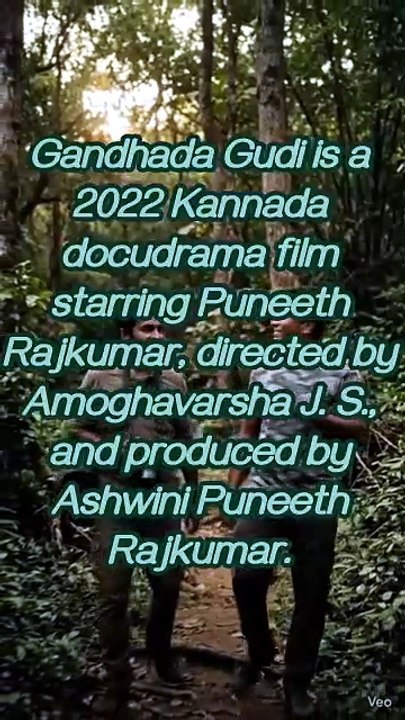 Gandhada Gudi 2022
