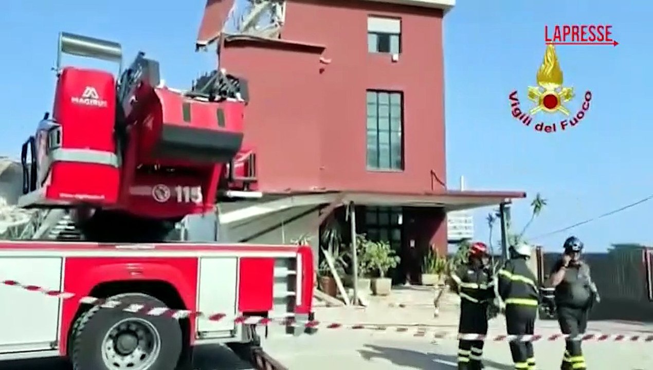 Messina, crolla edificio a Pistunina: almeno 5 feriti, si cercano i dispersi