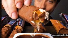 ICE CREAM SNICKERS EATING MUKBANG MCBANG ASMR
