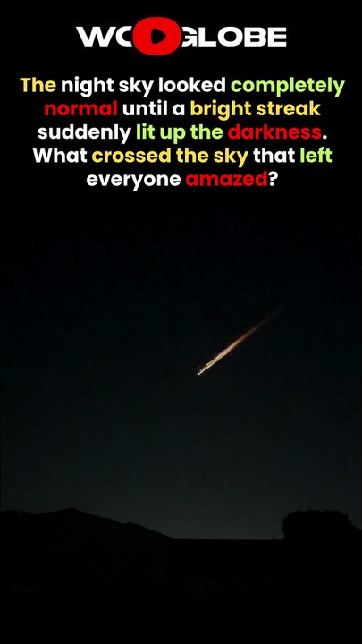 The Night Looked Normal... Then a BRILLIANT Meteor Appeared