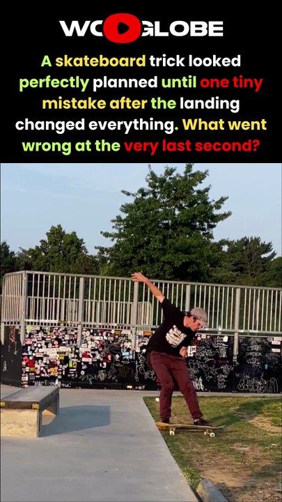 Your Jaw Will Drop as This Skater Nails the Jump... Then Trips