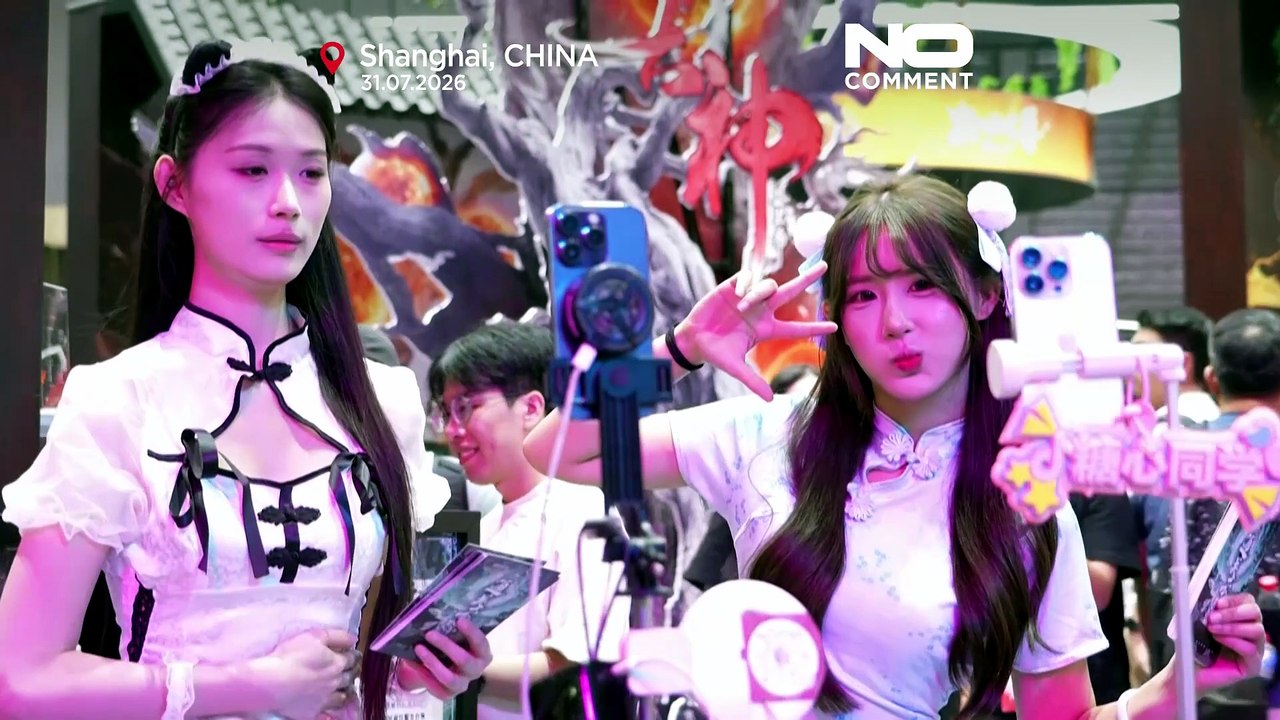 Cosplayers perform and pose at ChinaJoy gaming festival