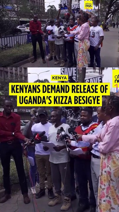 Activists in Kenya demand release of Ugandan opposition leader Kizza Besigye