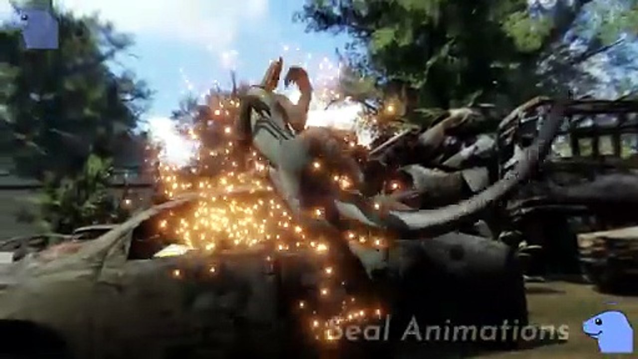 Vastatosaurus Rex and Distortus Rex vs Mortem Rex ｜ Animation (Full Version)