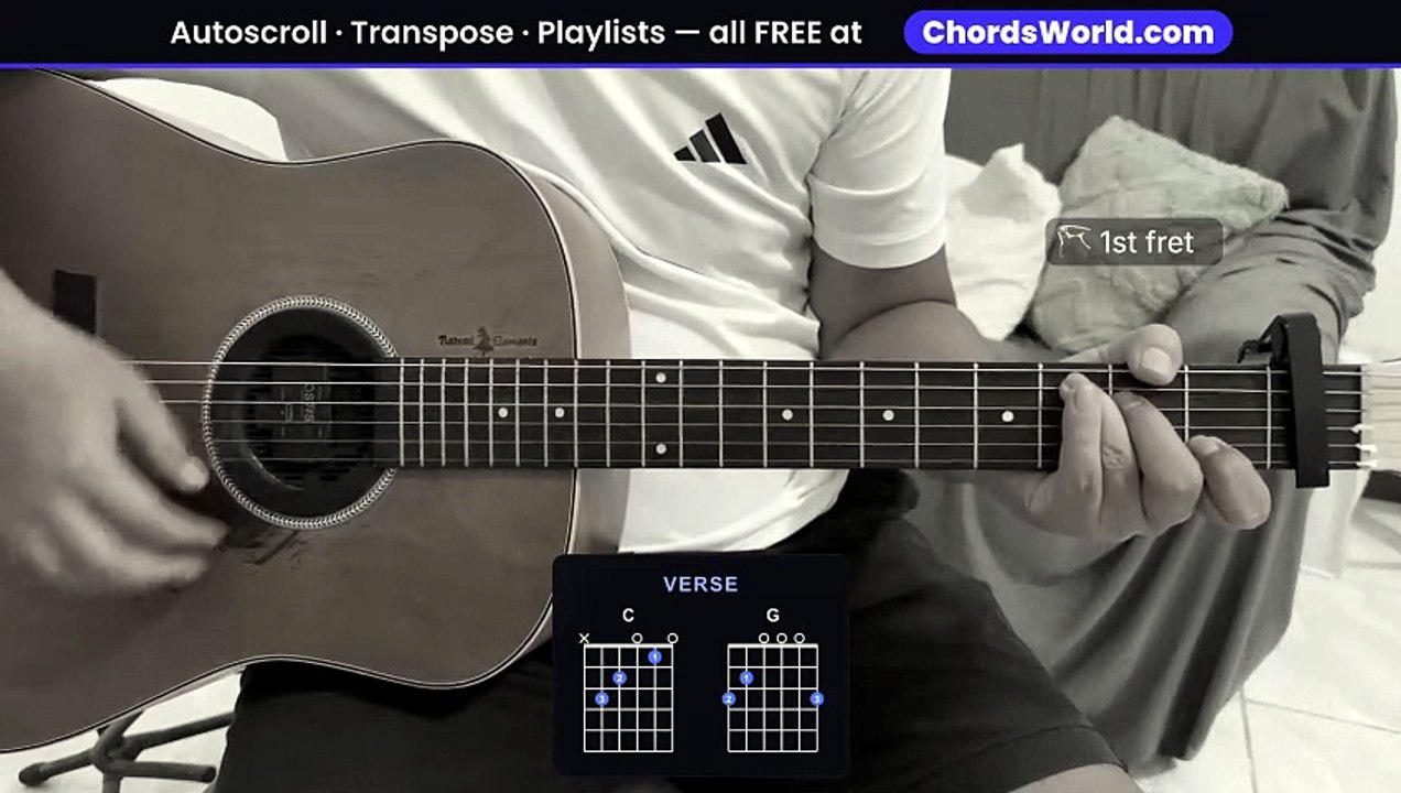 "Crazy To Yourself" Guitar Chords/Tabs Playthrough by Tucker Wetmore